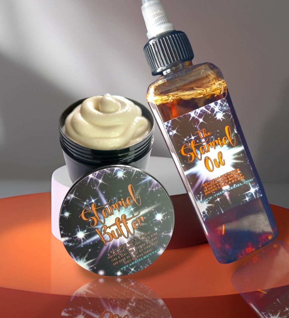 The Starriel Oil & Butter -HAIR GROWTH MOTIVATION KIT