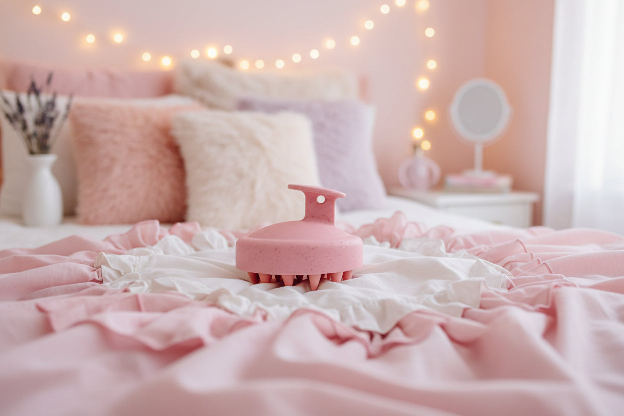 Massage Brush, Pink Perfect Scalp Massage