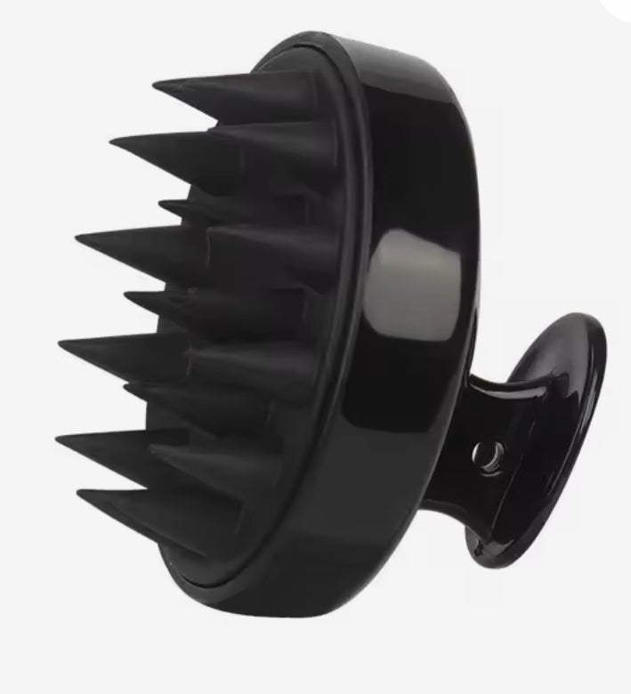 Massage hair brush for hair growth stimulation and scalp revitalization.