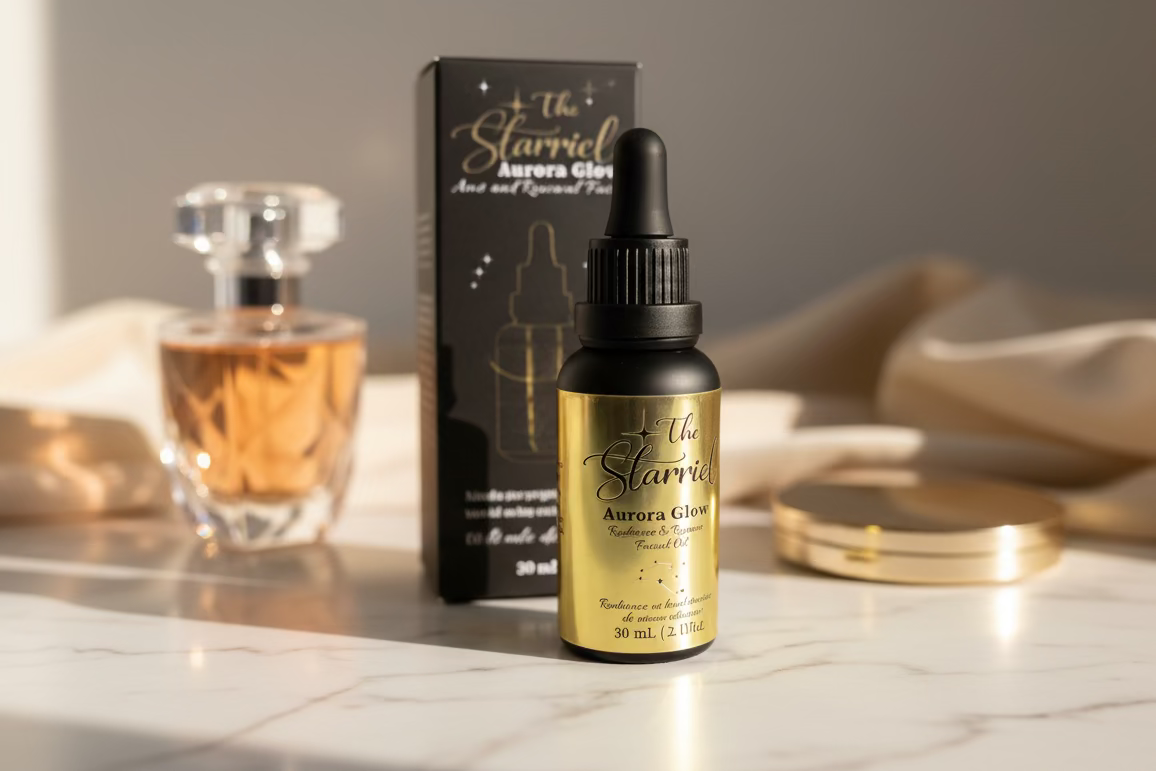 The Starriel Aurora Glow - Radiance & Renewal Facial Oil