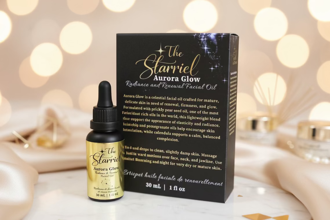 The Starriel Aurora Glow - Radiance & Renewal Facial Oil