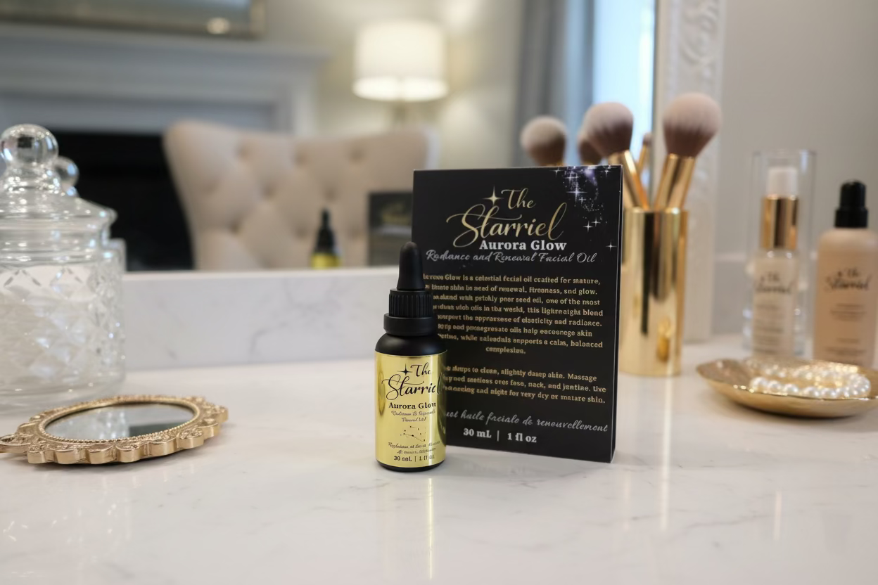 The Starriel Aurora Glow - Radiance & Renewal Facial Oil
